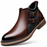 LUOMAIKE Коричневые мужские ботинки, цвет Brown - фото 10