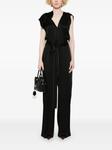 Комбинезон Victoria Beckham с драпировкой, черный - фото 2