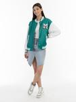 Куртка колледжа Mymo, зеленый - фото