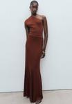 Платье Mango Maxi dress, Brown - фото 3