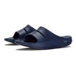 Сандалии OOFOS OOahh Slide, нави синий - фото