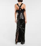 Платье с пайетками Rasario, черный - фото 3