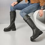 Высокие сапоги 5 см женские черные EBLAN - фото 5