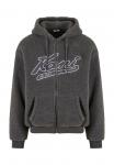 Флисовая куртка VARSITY TEDDY ZIP Karl Kani, серый - фото 3