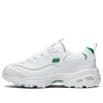 Кроссовки dlites white green Skechers, белый - фото