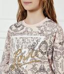 Толстовка Guess Regular Fit с принтом узора, розовый - фото 4