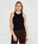 Топ slim fit Twin-Set, черный - фото