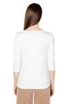 Лонгслив женский Street One из хлопка и модала, белый - фото 2