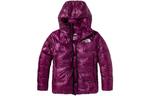 Пуховик женский фиолетовый The North Face - фото