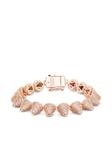 Браслет Pavé Cone Eddie Borgo, розовый - фото