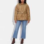 COACH Женская куртка, цвет Khaki - фото 2