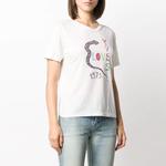 Футболка Saint Laurent женская, белый - фото 5