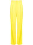 MSGM брюки прямого кроя, желтый - фото