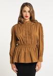 Блуза faina, карамель - фото 2
