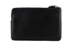 Коуч Угловая мини-сумка-клатч на молнии женская черная - фото 3