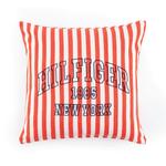 Чехол для подушки summer stripe Tommy Hilfiger, темно-оранжевый - фото