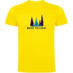 Футболка Kruskis Back To Life, желтый - фото
