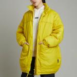 Пальто-парка унисекс желтая Converse, желтый - фото 4