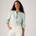 Блуза с люверсами «Джейн» Levi's, цвет Blue Light Chambray - Medium Wash - фото