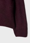 Джемпер Stradivarius SOFT-TOUCH BOAT NECK SWEATER, Dark Red - фото 7