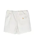 Шорты чинос с нашивкой-логотипом Bonpoint, белый - фото 2