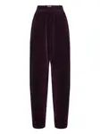 Бархатные брюки Nina Ricci, фиолетовый - фото