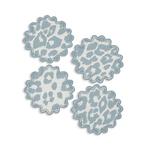 Iconic Leopard 6-дюймовые круглые салфетки для коктейлей — набор из 4 шт. Matouk - фото