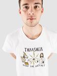 Футболка Thrasher X Toy Machine B.T.H. T-Shirt, white - фото 5