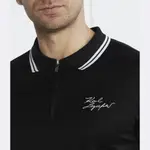 Рубашка поло стандартного кроя Karl Lagerfeld, черный - фото 4