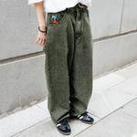 Джинсы Unisex MIND ERROR, зеленые - фото 5