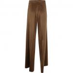 Брюки Max Mara Axe Wide Leg MaxMara, коричневый - фото 4
