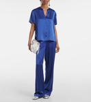 Шелковый топ Gala Joseph, Cobalt - фото 2