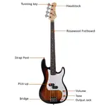 Электрогитарный ключ Glarry GP для бас-гитары - Sunset - фото 11