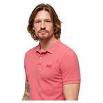 Поло Superdry Classic Pique, розовый - фото 3