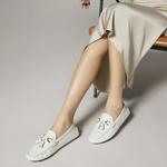 Лоферы женские белые Clarks - фото 7