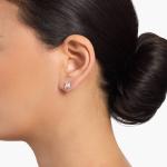 Серьги-гвоздики с белым топазом изумрудной огранки из белого золота 14 карат (7x5 мм) Blue Nile - фото 2