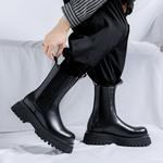 Ботинки Челси мужские черный Weishibangwei - фото 8