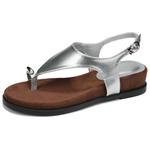 Сандалии с одним ремешком женские City camel, Silver - фото