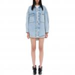 WE11DONE Синяя женская блузка - фото 3