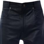 Джинсы «501» из изумрудной кожи в монтане Infinity Leather, черный - фото 2