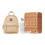 MCM Сумка рюкзак мини женская из ткани визетос - фото 11