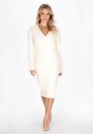 Вязаное платье faina, Natural White - фото 4