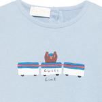 Толстовка fw25 для младенцев и малышей GUCCI, синий - фото 3