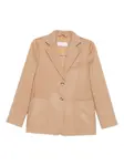Однобортный пиджак Max Mara, нейтральный - фото