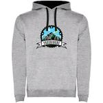 Худи Kruskis Freeriders Two-Colour, серый - фото