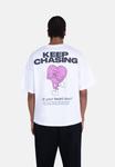 Футболка The Tracksuit Club KEEP CHASING UNISEX, White - фото