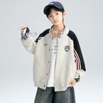 Детская куртка с воротником-стойкой EASTERN CAMEL, серый - фото 6