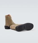 Замшевые боевые ботинки Tod's, Torba + Fondo Antracite - фото 7