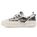 Низкие кроссовки для скейтбординга унисекс TINMUU, White Black - фото