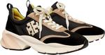 Кроссовки Good Luck Trainer Tory Burch, цвет Black/Cream/Black - фото
